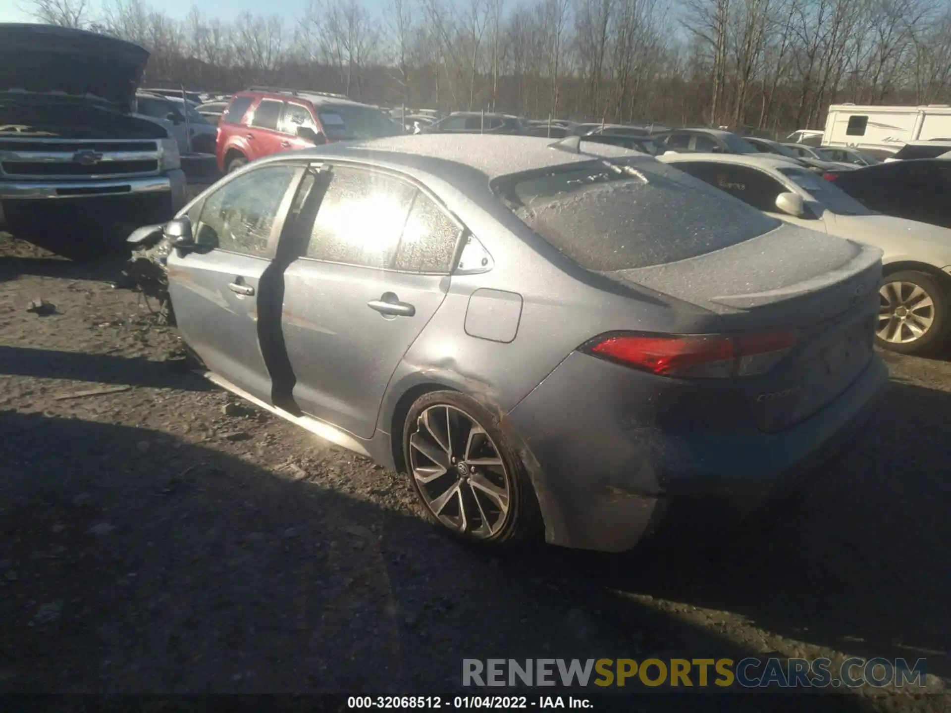 3 Photograph of a damaged car JTDS4RCEXLJ020599 TOYOTA COROLLA 2020