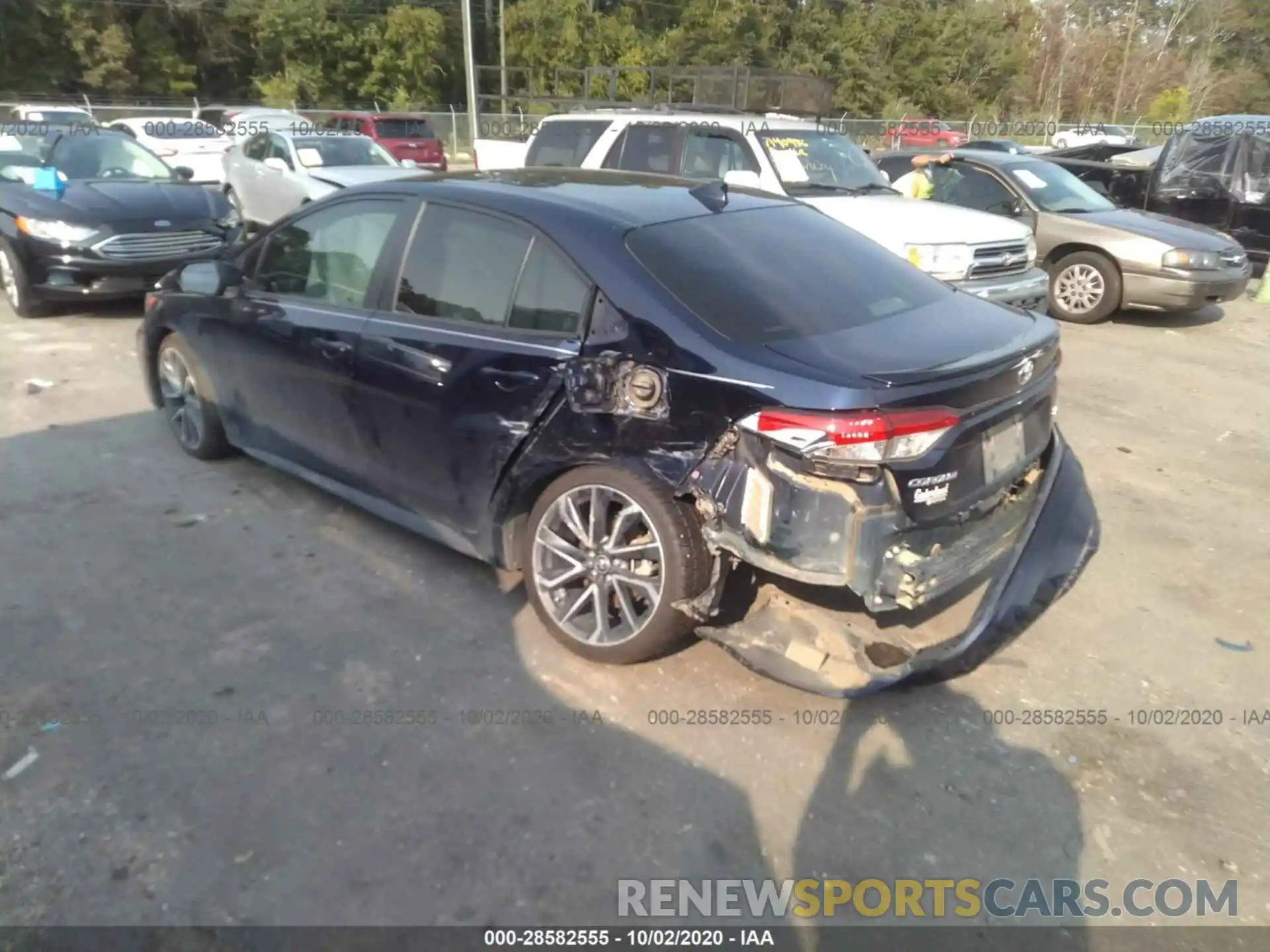 3 Photograph of a damaged car JTDS4RCEXLJ021350 TOYOTA COROLLA 2020