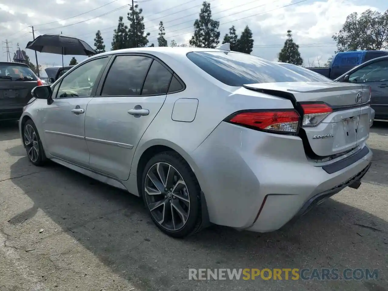 2 Photograph of a damaged car JTDS4RCEXLJ022126 TOYOTA COROLLA 2020