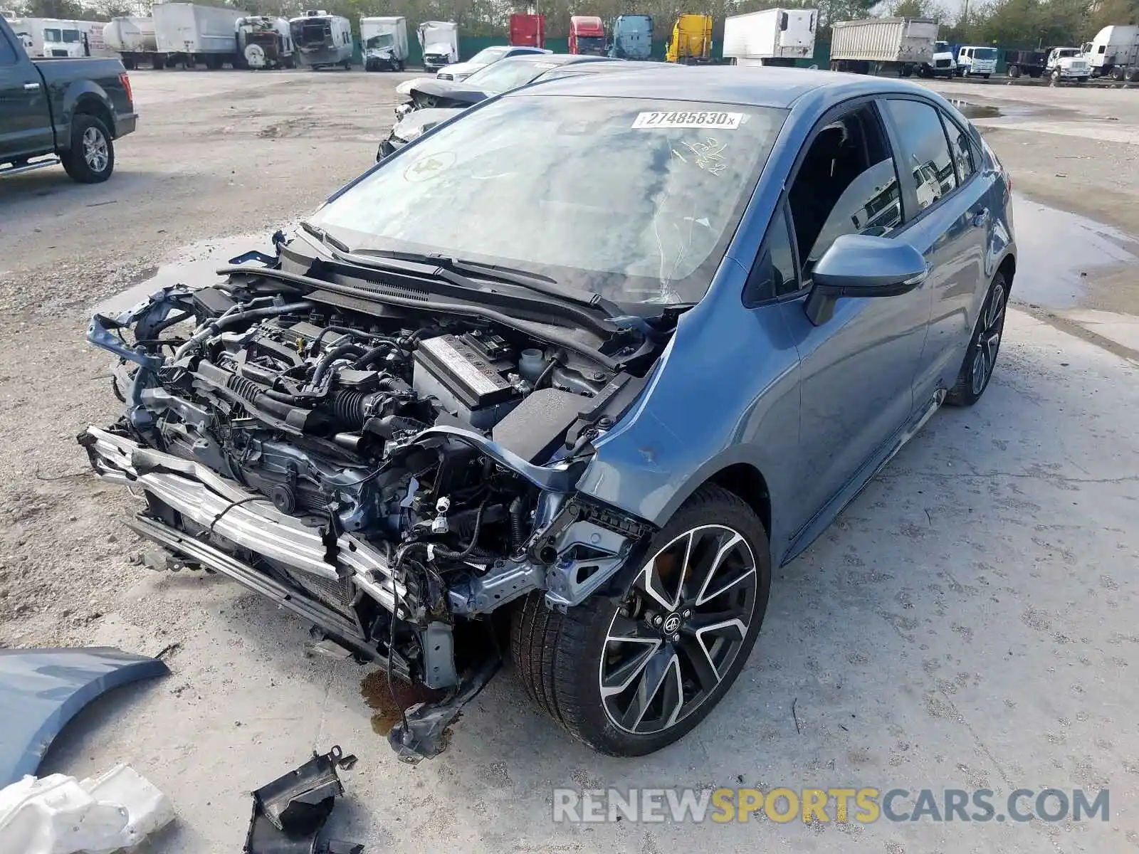 2 Photograph of a damaged car JTDS4RCEXLJ022658 TOYOTA COROLLA 2020