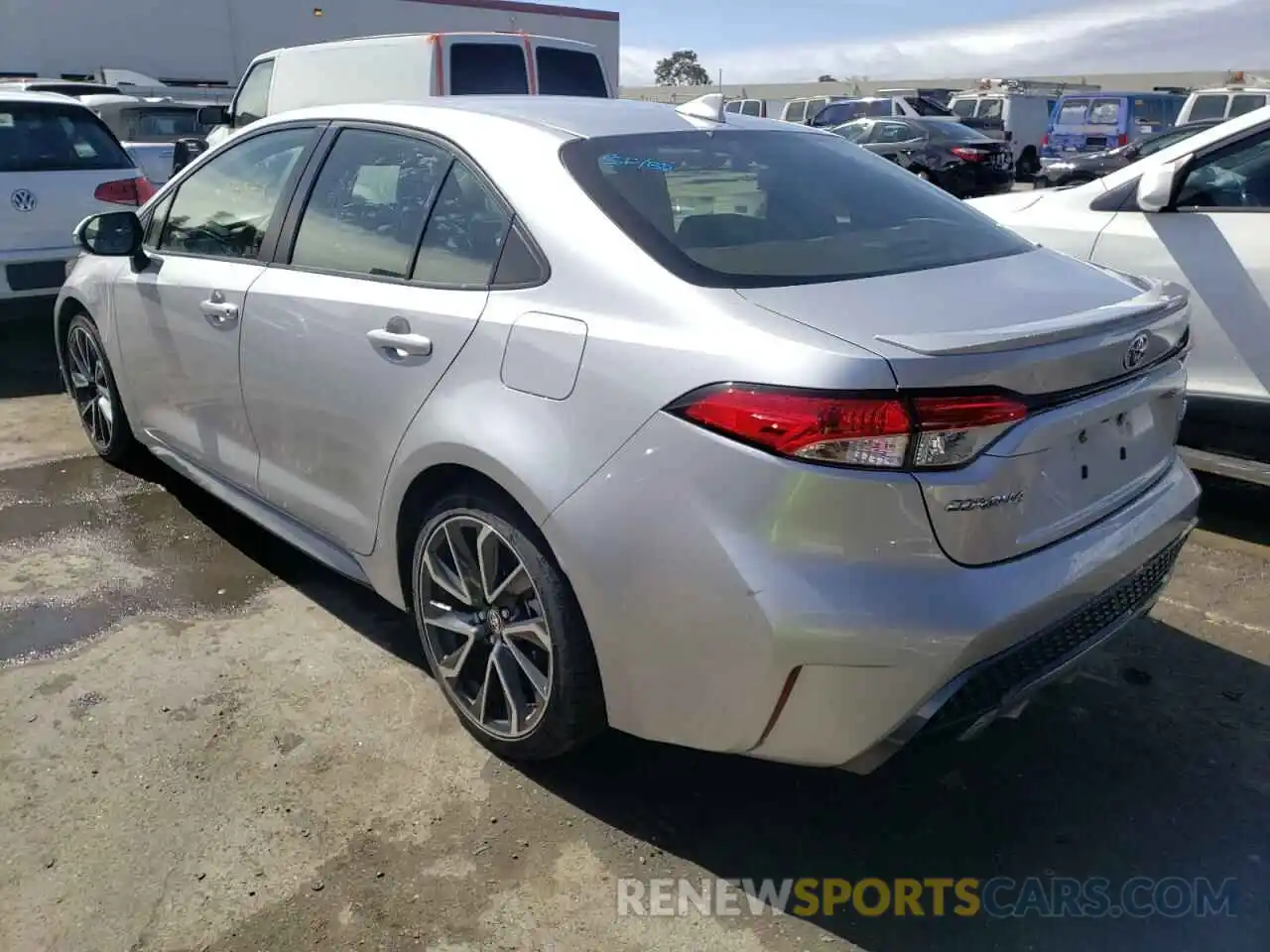 3 Photograph of a damaged car JTDS4RCEXLJ022708 TOYOTA COROLLA 2020