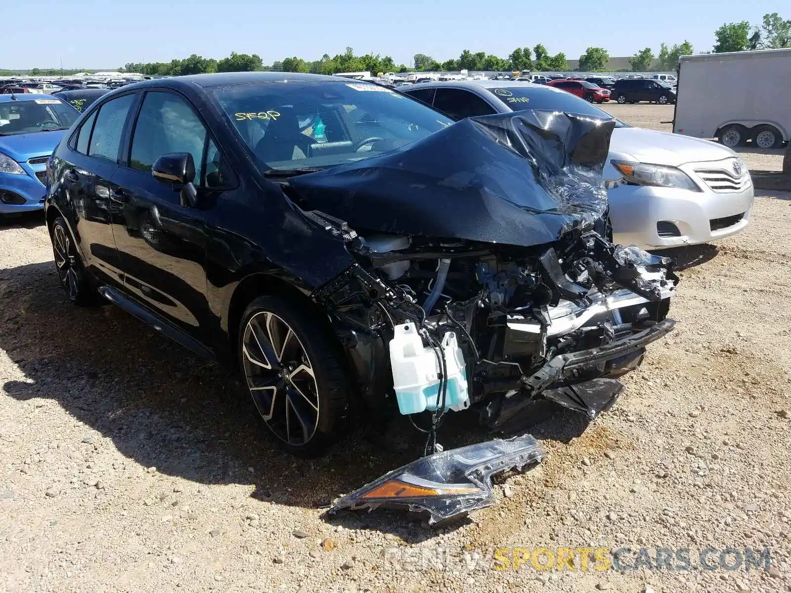 1 Photograph of a damaged car JTDS4RCEXLJ022773 TOYOTA COROLLA 2020