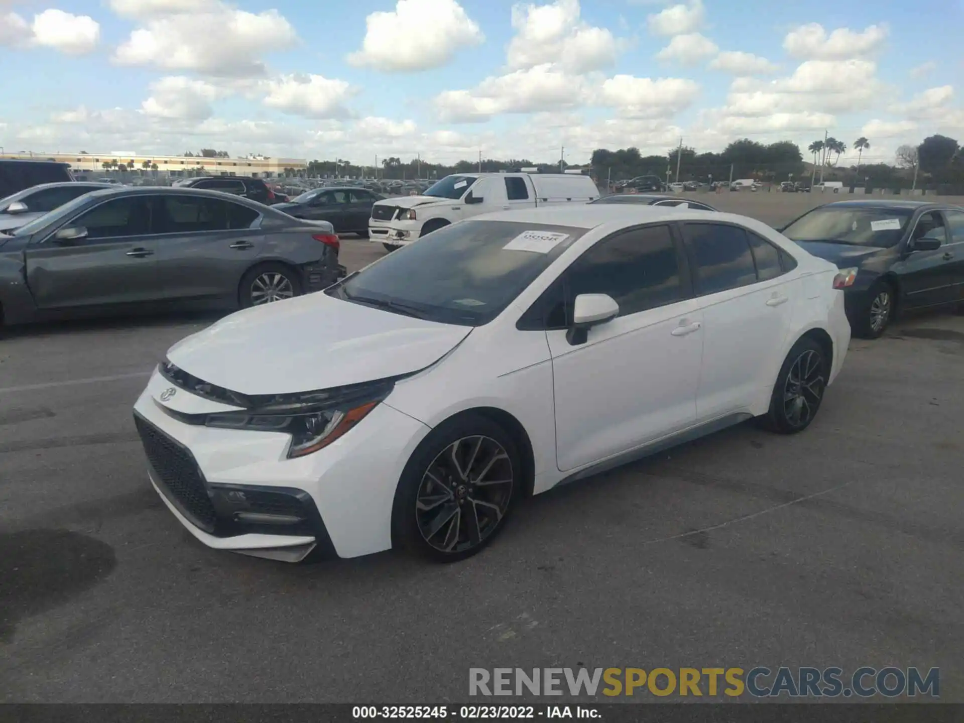 2 Photograph of a damaged car JTDS4RCEXLJ023602 TOYOTA COROLLA 2020