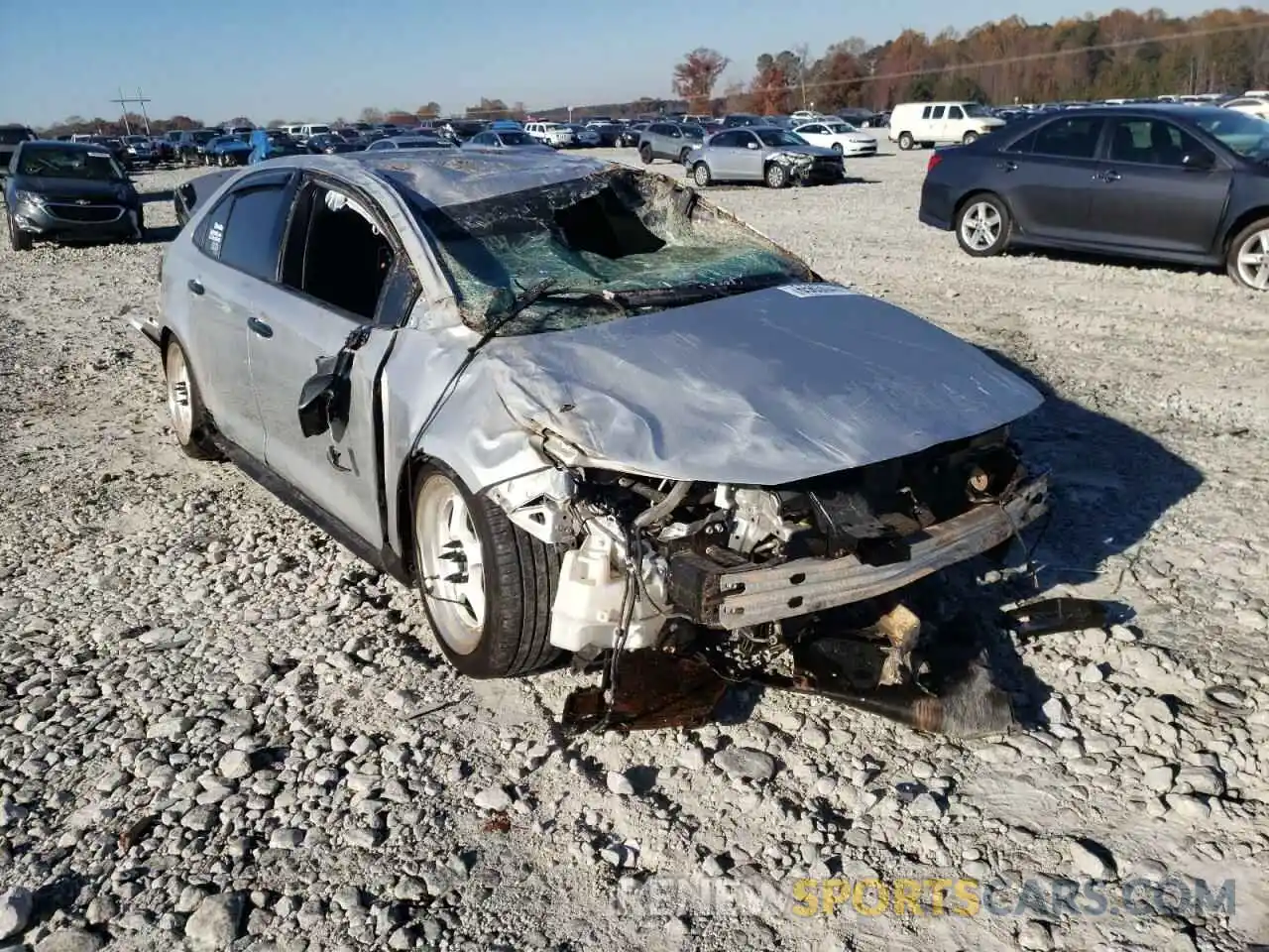 1 Photograph of a damaged car JTDS4RCEXLJ024197 TOYOTA COROLLA 2020