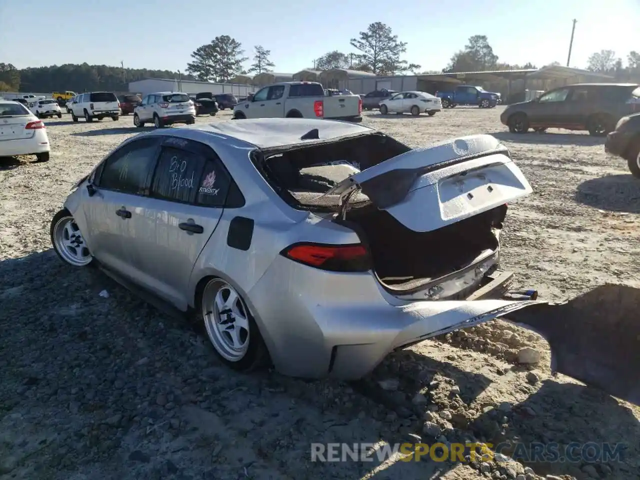 3 Photograph of a damaged car JTDS4RCEXLJ024197 TOYOTA COROLLA 2020