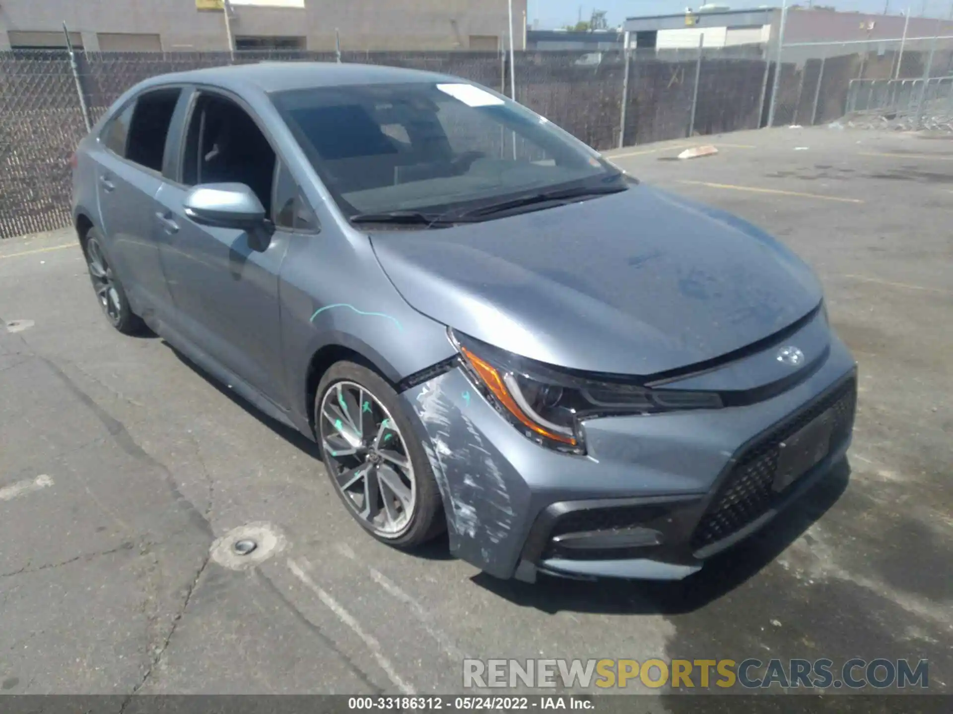 1 Photograph of a damaged car JTDS4RCEXLJ024328 TOYOTA COROLLA 2020