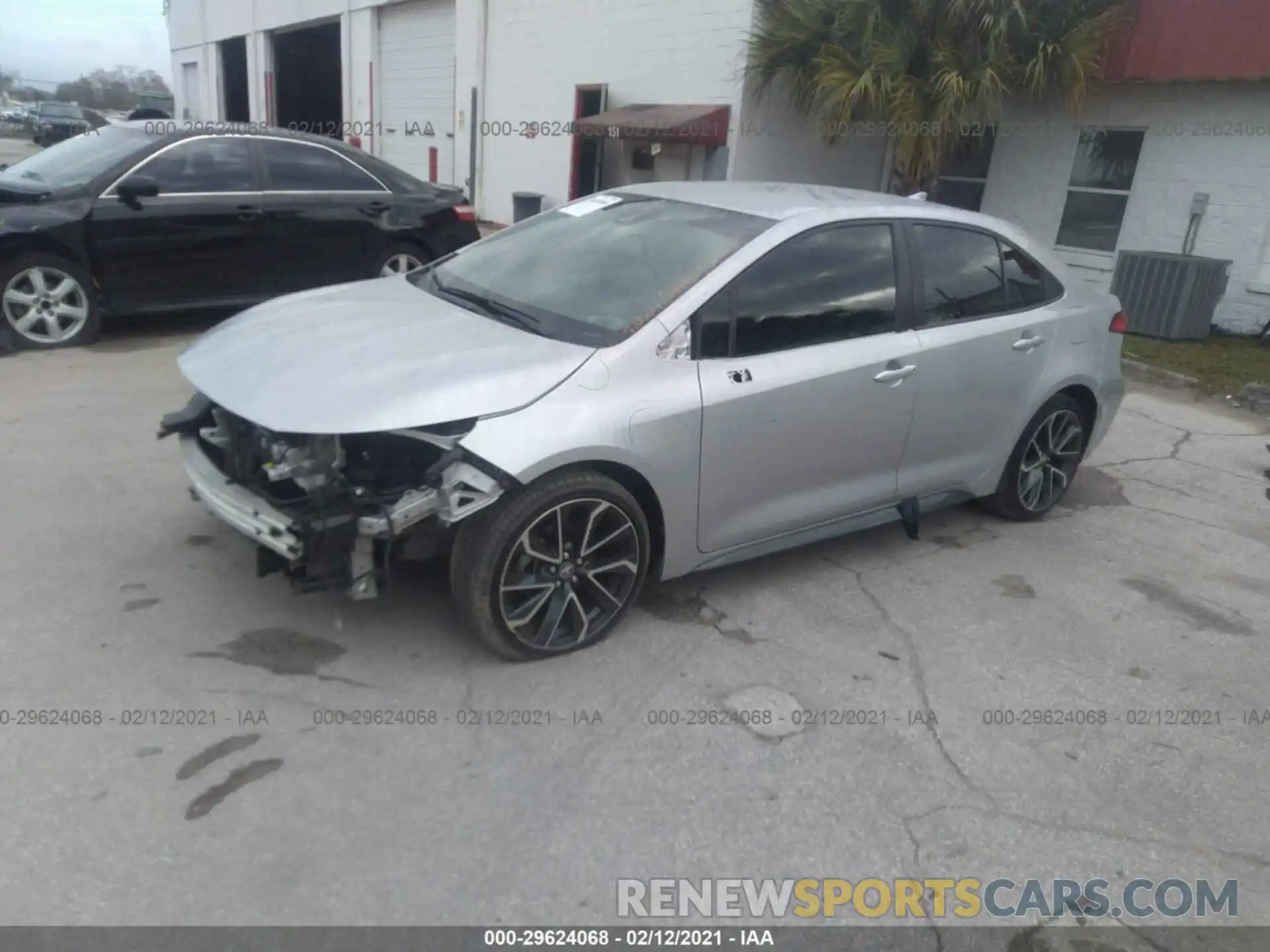 2 Photograph of a damaged car JTDS4RCEXLJ025026 TOYOTA COROLLA 2020