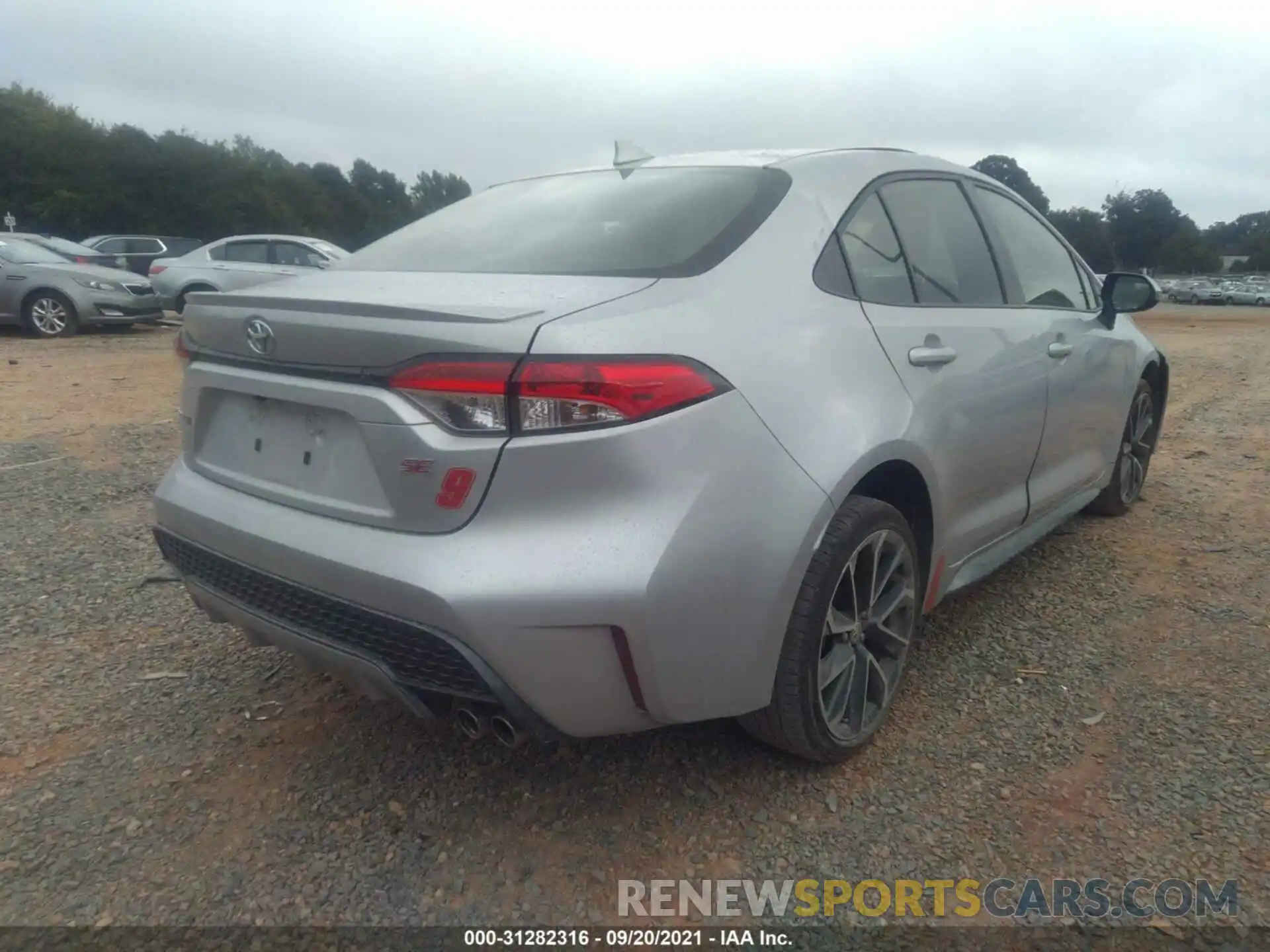 4 Photograph of a damaged car JTDS4RCEXLJ025897 TOYOTA COROLLA 2020