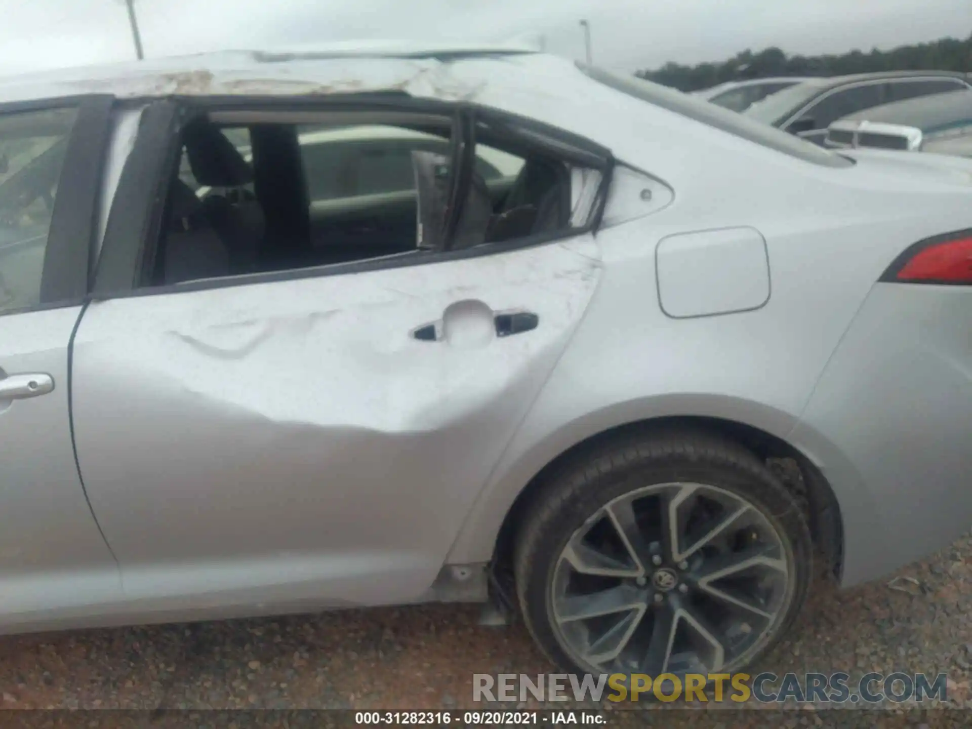 6 Photograph of a damaged car JTDS4RCEXLJ025897 TOYOTA COROLLA 2020