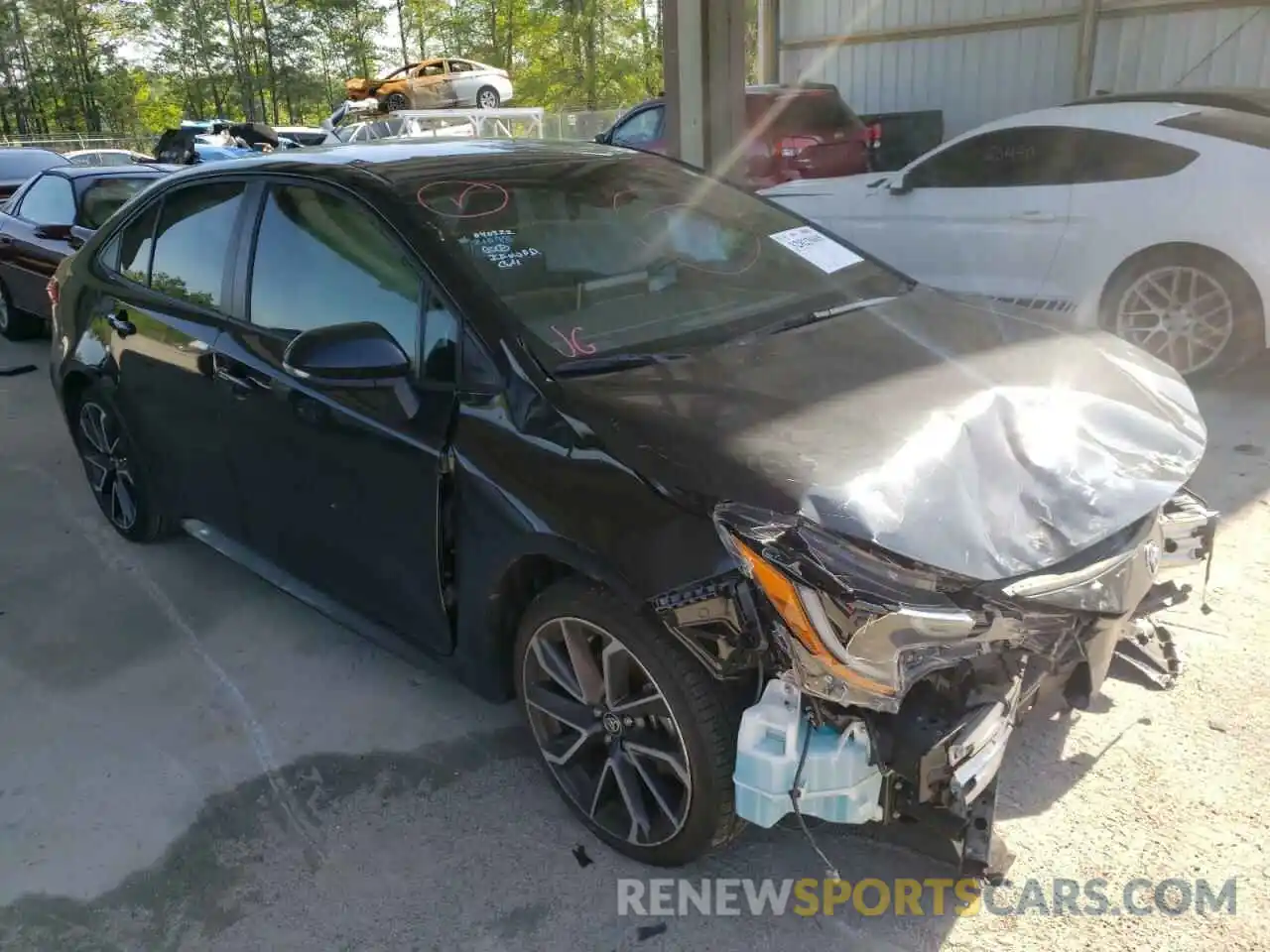 1 Photograph of a damaged car JTDS4RCEXLJ026046 TOYOTA COROLLA 2020