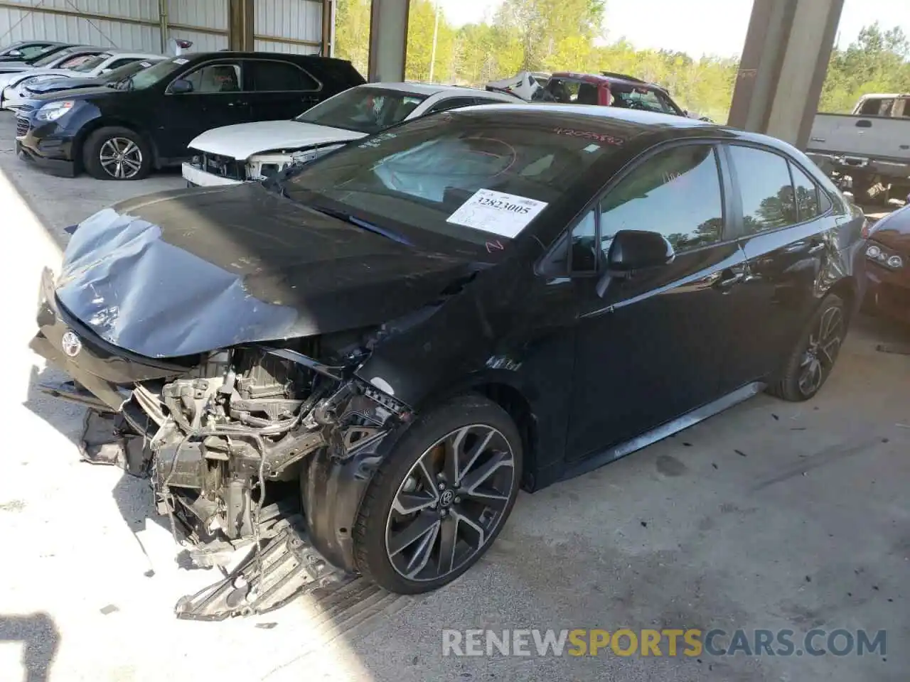 2 Photograph of a damaged car JTDS4RCEXLJ026046 TOYOTA COROLLA 2020