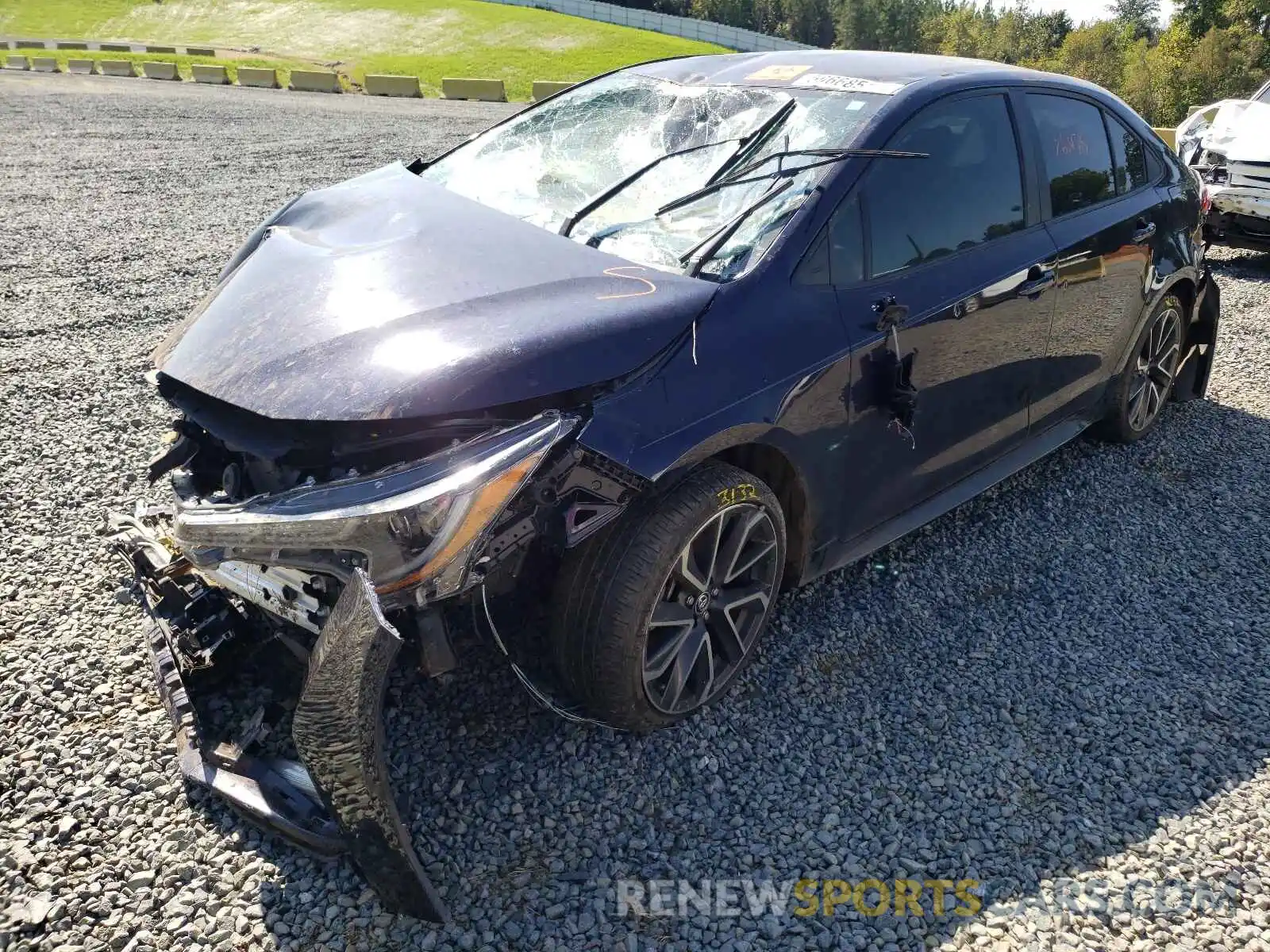 2 Photograph of a damaged car JTDS4RCEXLJ026158 TOYOTA COROLLA 2020