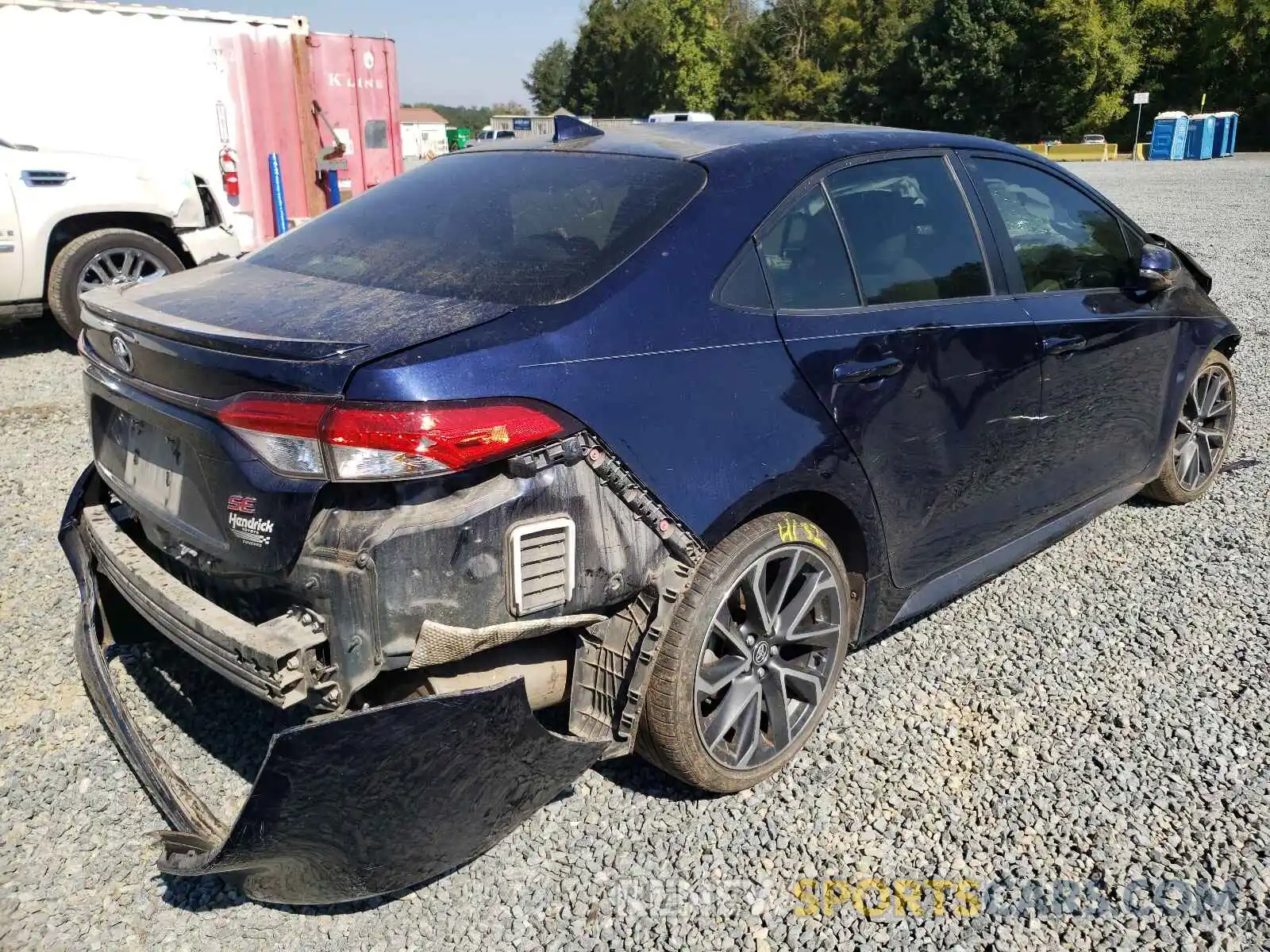 4 Photograph of a damaged car JTDS4RCEXLJ026158 TOYOTA COROLLA 2020