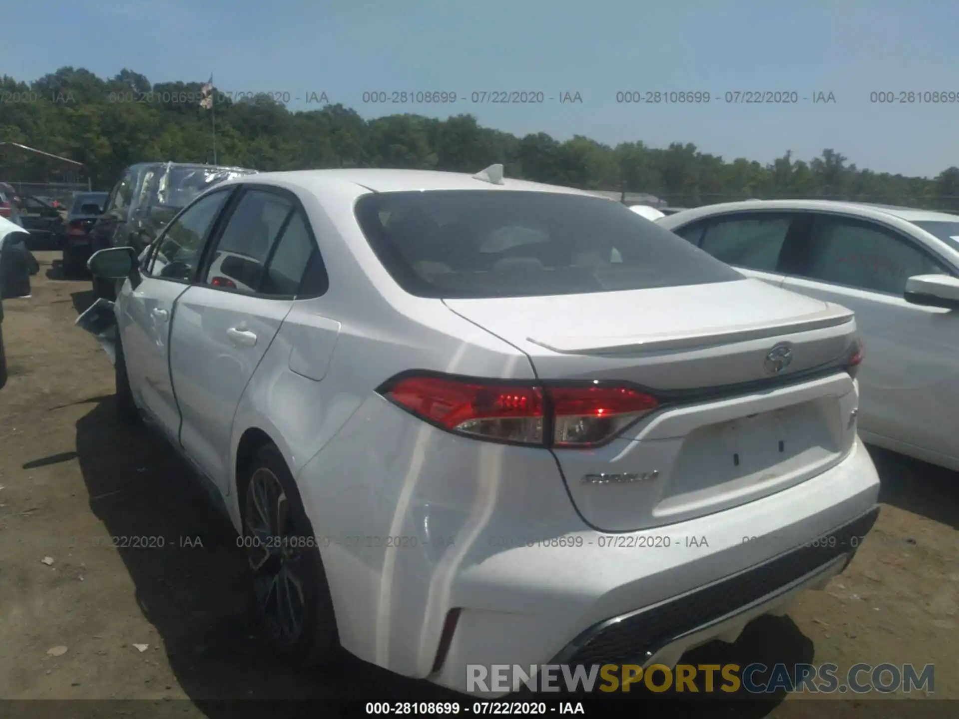 3 Photograph of a damaged car JTDS4RCEXLJ026645 TOYOTA COROLLA 2020