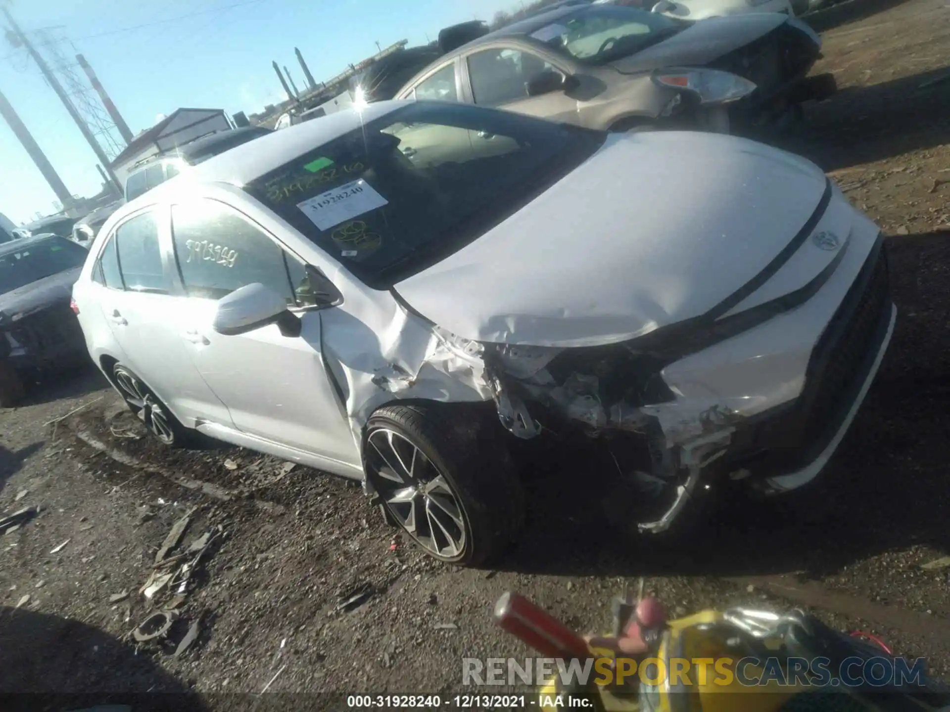 1 Photograph of a damaged car JTDS4RCEXLJ028413 TOYOTA COROLLA 2020