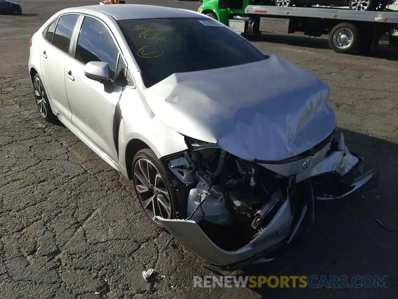 1 Photograph of a damaged car JTDS4RCEXLJ028640 TOYOTA COROLLA 2020