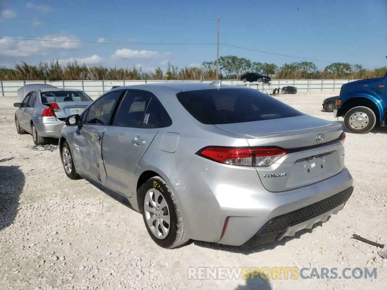 3 Photograph of a damaged car JTDS4RCEXLJ029559 TOYOTA COROLLA 2020