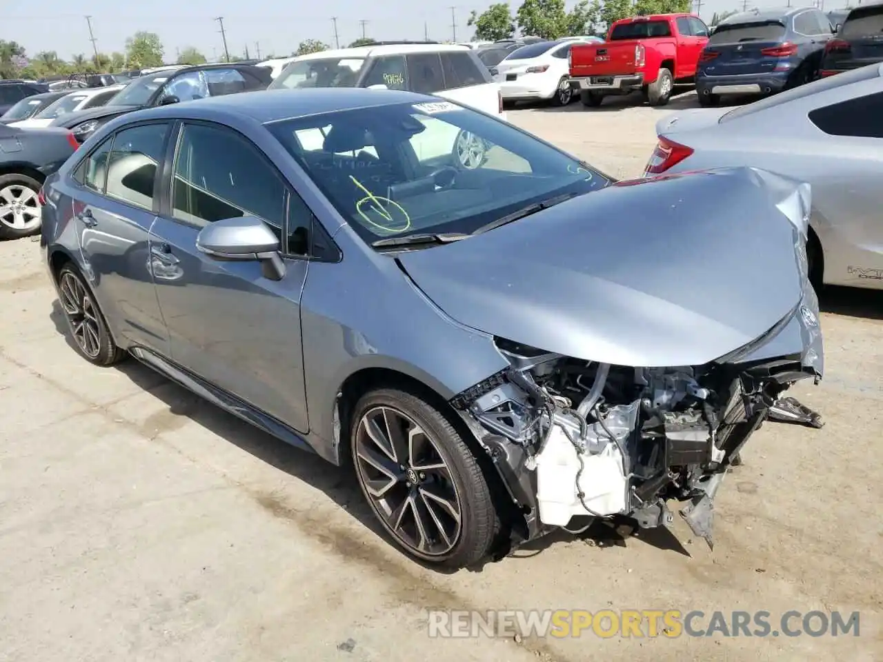 1 Photograph of a damaged car JTDS4RCEXLJ029724 TOYOTA COROLLA 2020