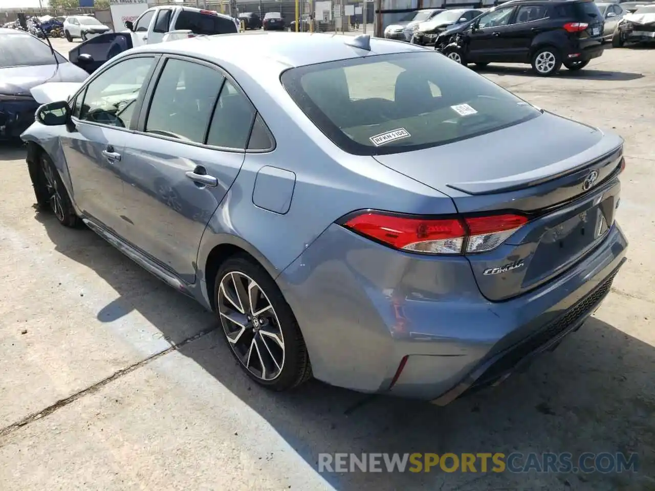 3 Photograph of a damaged car JTDS4RCEXLJ029724 TOYOTA COROLLA 2020