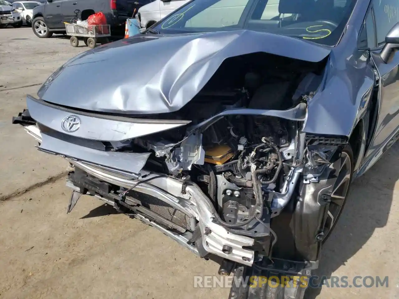 9 Photograph of a damaged car JTDS4RCEXLJ029724 TOYOTA COROLLA 2020