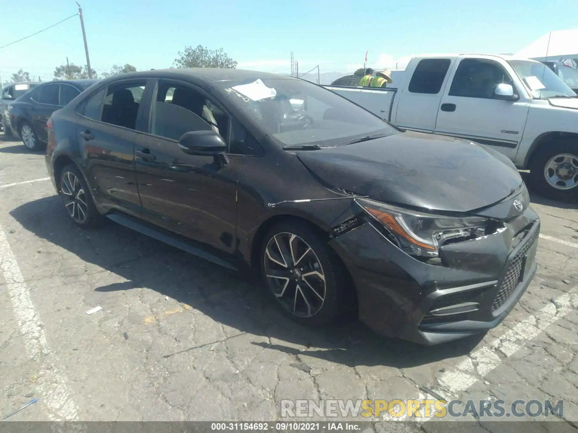 1 Photograph of a damaged car JTDS4RCEXLJ029741 TOYOTA COROLLA 2020