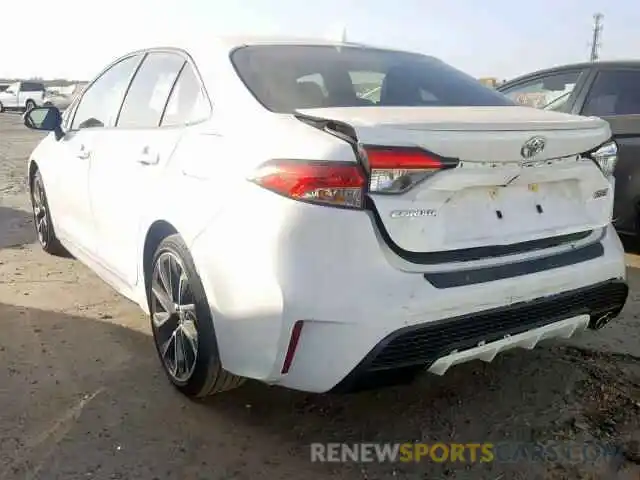 3 Photograph of a damaged car JTDS4RCEXLJ030551 TOYOTA COROLLA 2020