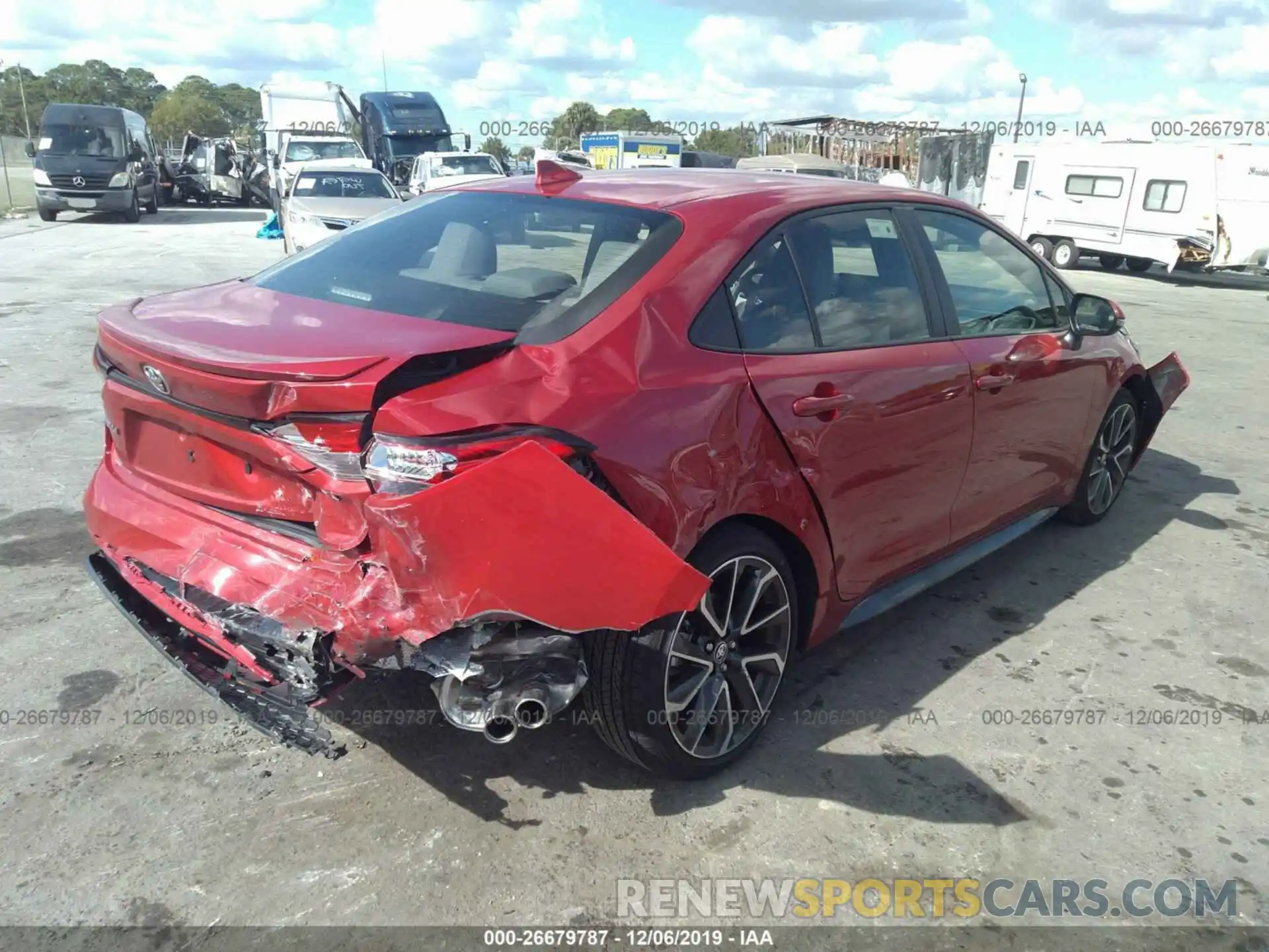 4 Photograph of a damaged car JTDS4RCEXLJ030713 TOYOTA COROLLA 2020