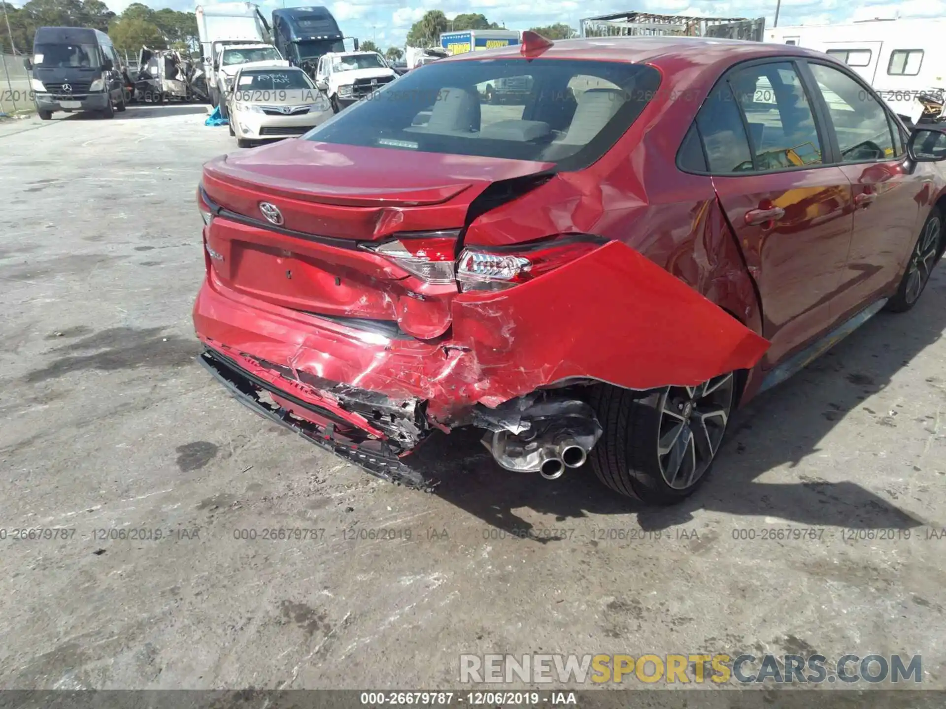 6 Photograph of a damaged car JTDS4RCEXLJ030713 TOYOTA COROLLA 2020