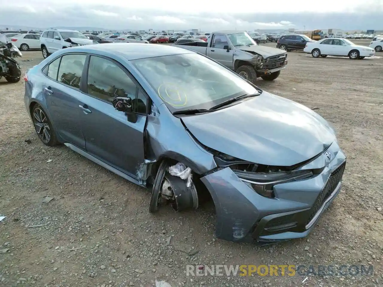 9 Photograph of a damaged car JTDS4RCEXLJ030792 TOYOTA COROLLA 2020