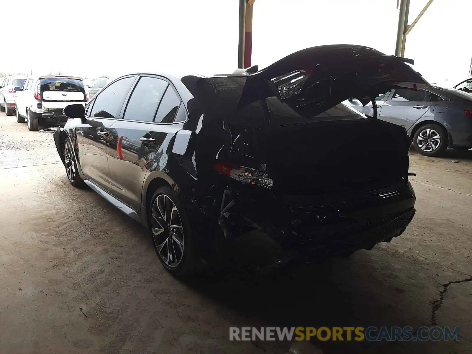 3 Photograph of a damaged car JTDS4RCEXLJ030923 TOYOTA COROLLA 2020