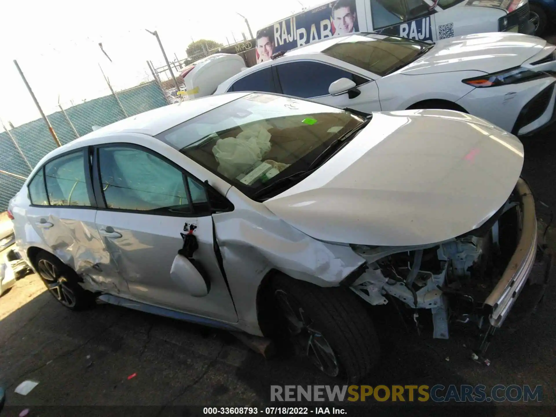 6 Photograph of a damaged car JTDS4RCEXLJ032199 TOYOTA COROLLA 2020