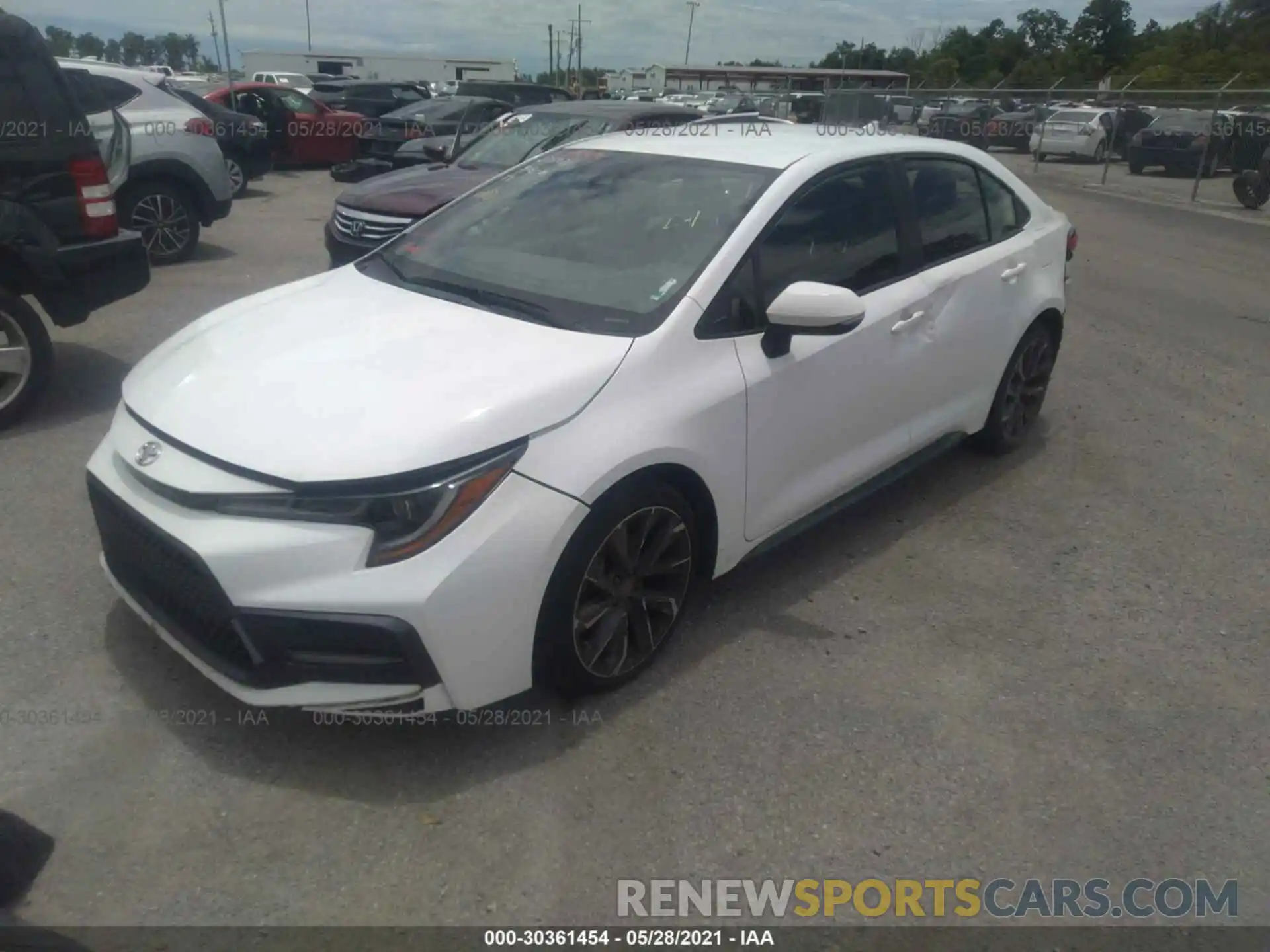 2 Photograph of a damaged car JTDS4RCEXLJ035071 TOYOTA COROLLA 2020