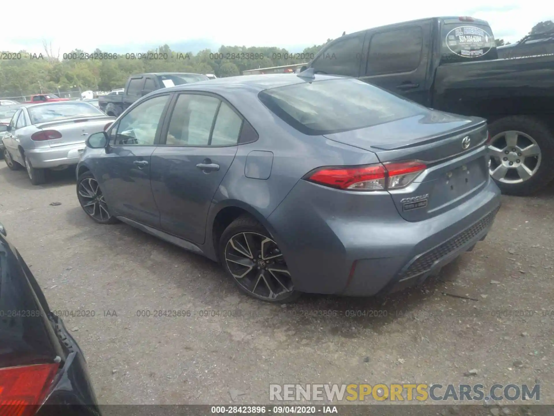 3 Photograph of a damaged car JTDS4RCEXLJ035765 TOYOTA COROLLA 2020