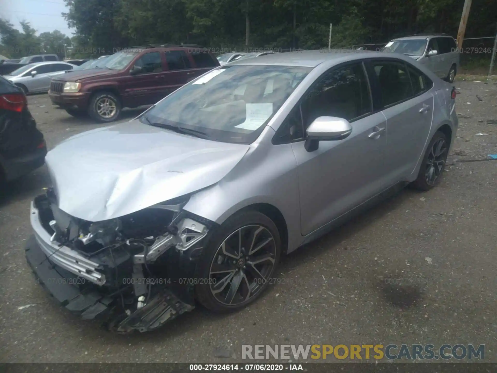 2 Photograph of a damaged car JTDS4RCEXLJ036138 TOYOTA COROLLA 2020