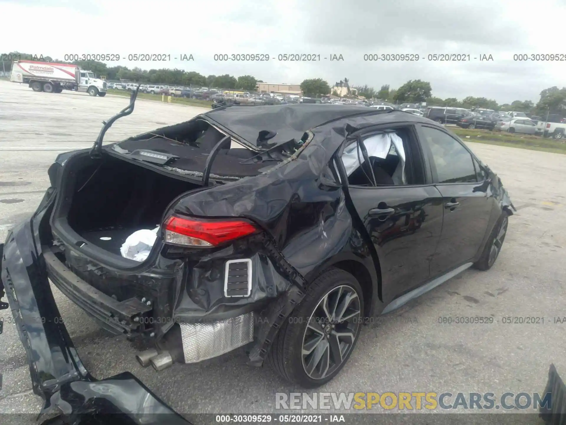 4 Photograph of a damaged car JTDS4RCEXLJ036446 TOYOTA COROLLA 2020