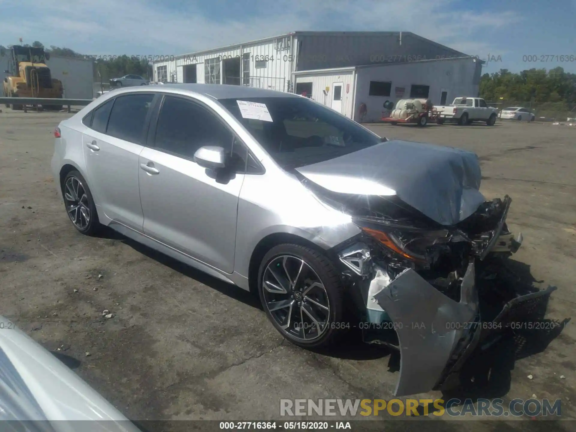 1 Photograph of a damaged car JTDS4RCEXLJ036947 TOYOTA COROLLA 2020