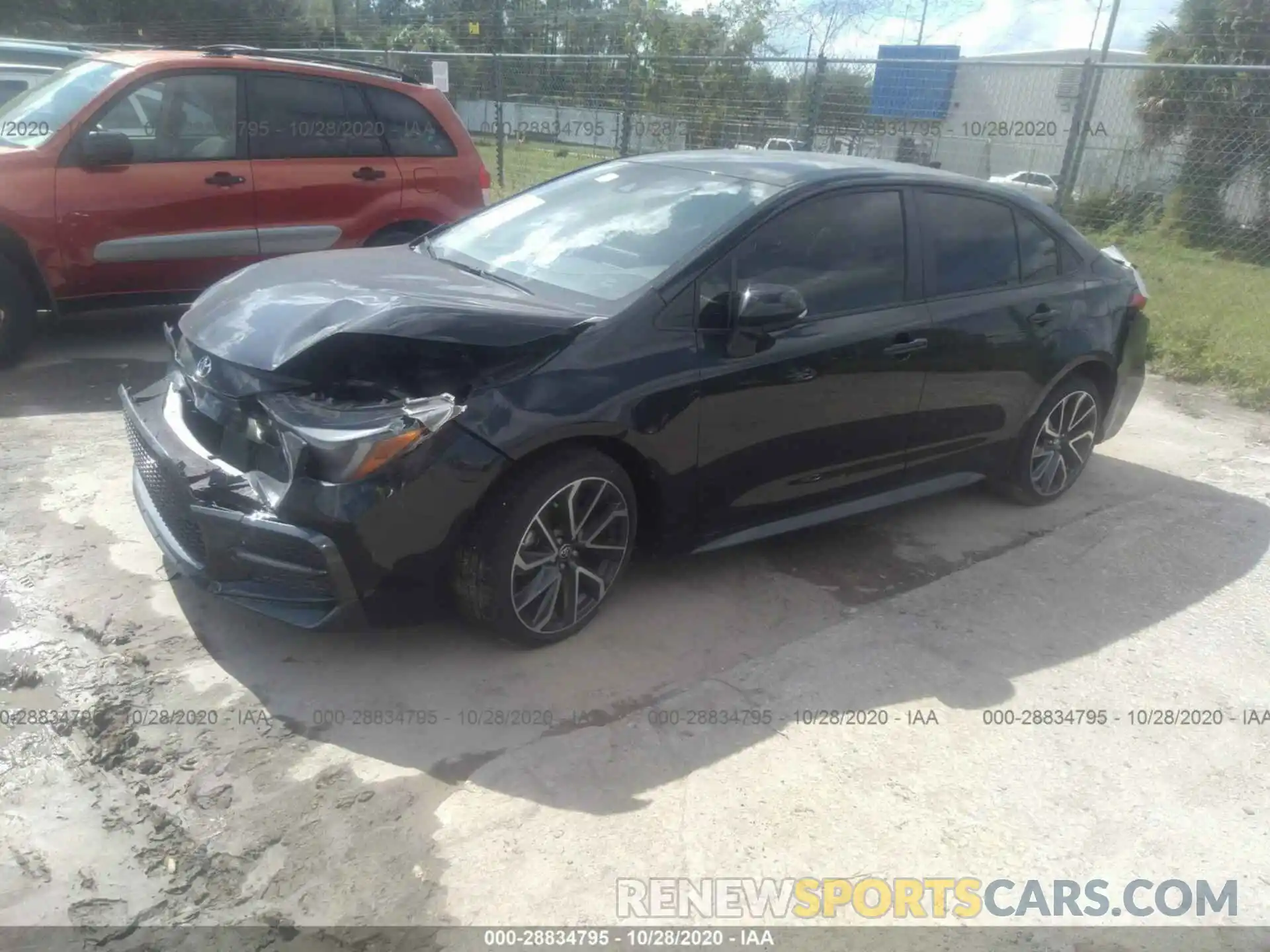 2 Photograph of a damaged car JTDS4RCEXLJ036995 TOYOTA COROLLA 2020