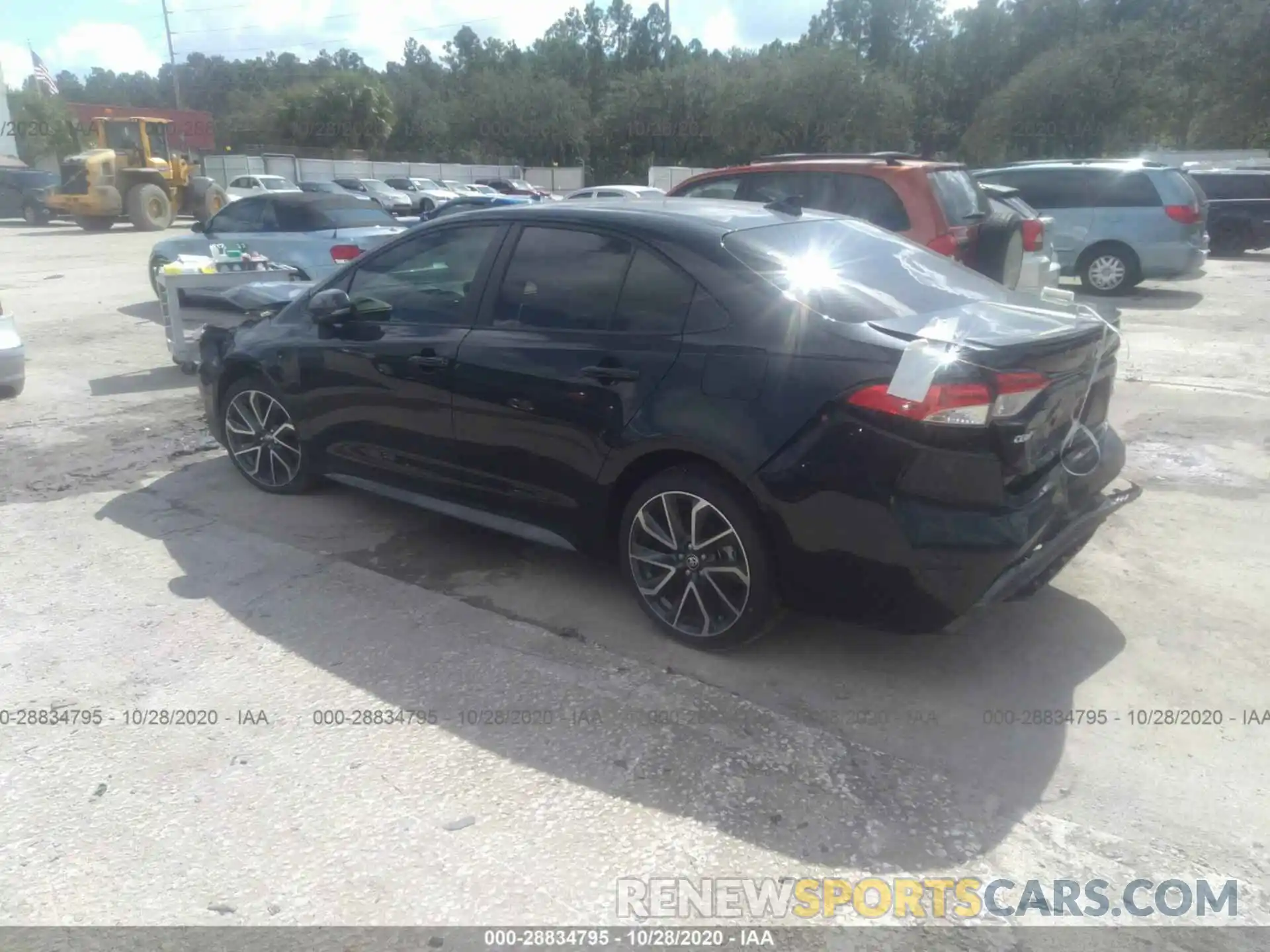 3 Photograph of a damaged car JTDS4RCEXLJ036995 TOYOTA COROLLA 2020