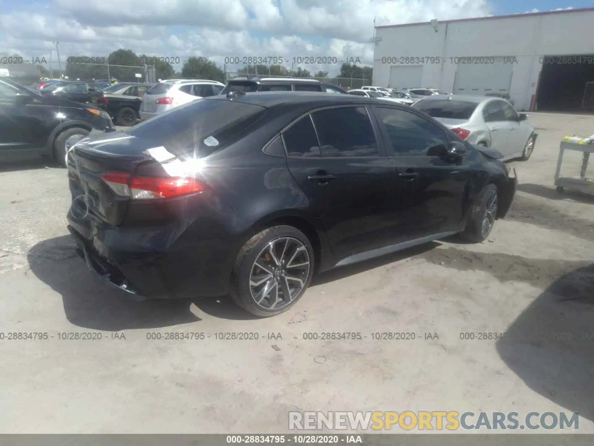 4 Photograph of a damaged car JTDS4RCEXLJ036995 TOYOTA COROLLA 2020