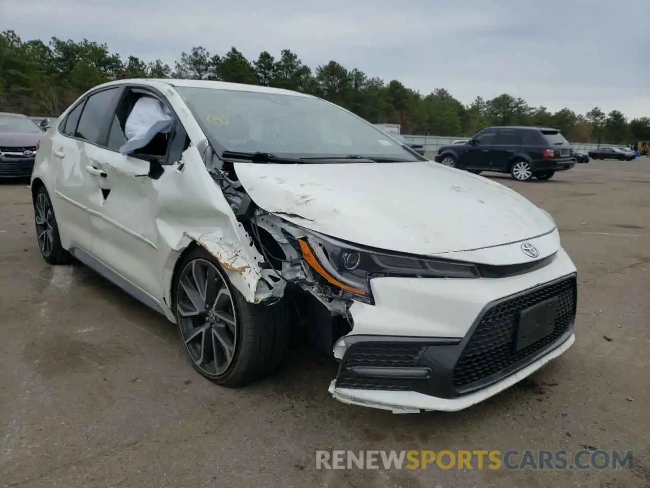 1 Photograph of a damaged car JTDS4RCEXLJ037550 TOYOTA COROLLA 2020