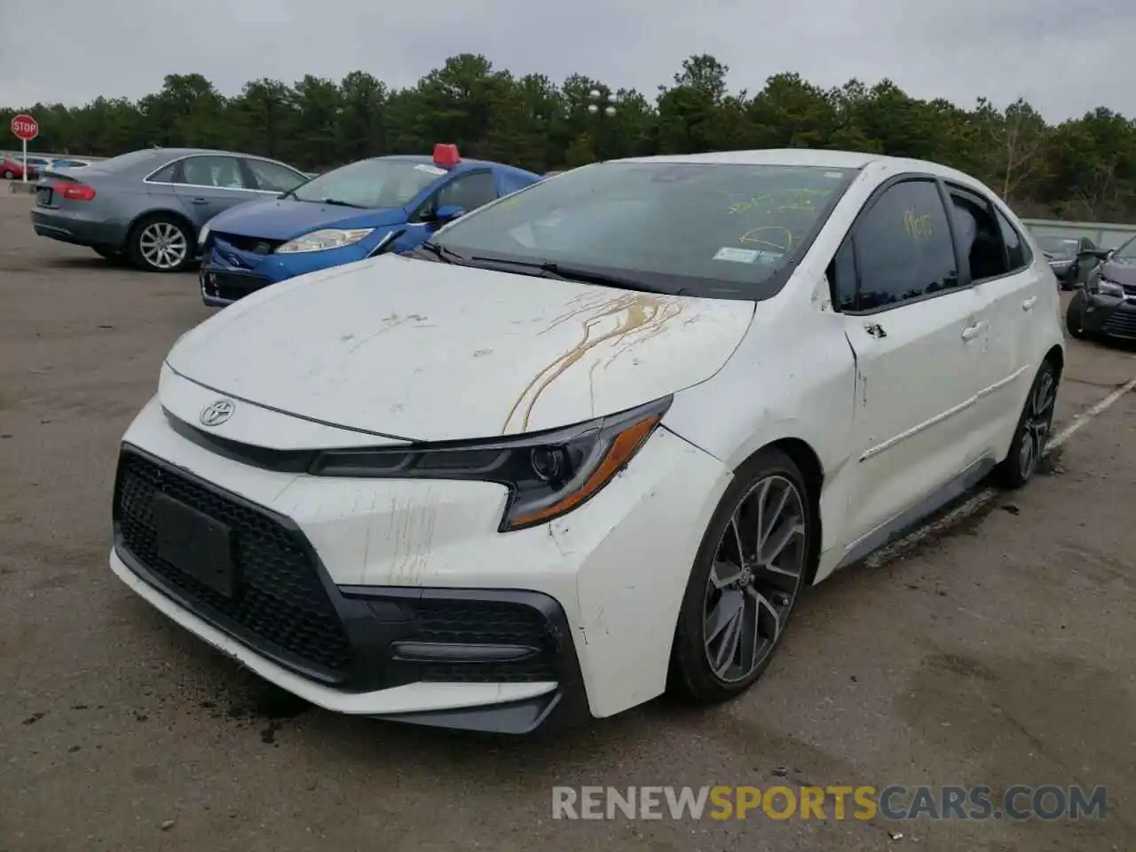 2 Photograph of a damaged car JTDS4RCEXLJ037550 TOYOTA COROLLA 2020