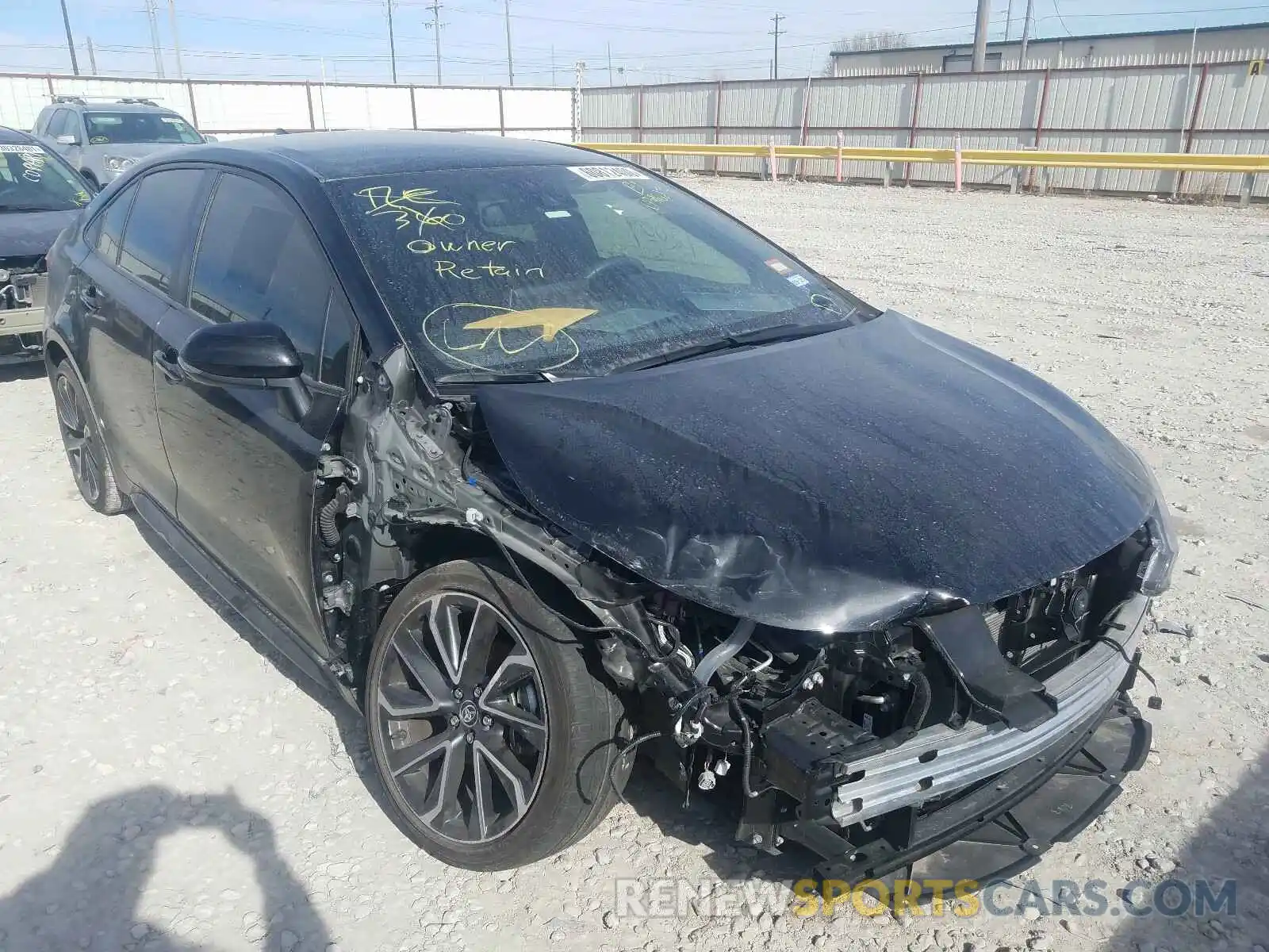 1 Photograph of a damaged car JTDS4RCEXLJ039623 TOYOTA COROLLA 2020