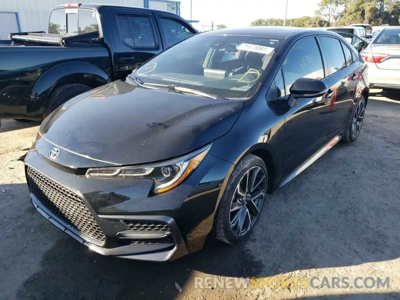 2 Photograph of a damaged car JTDS4RCEXLJ039895 TOYOTA COROLLA 2020