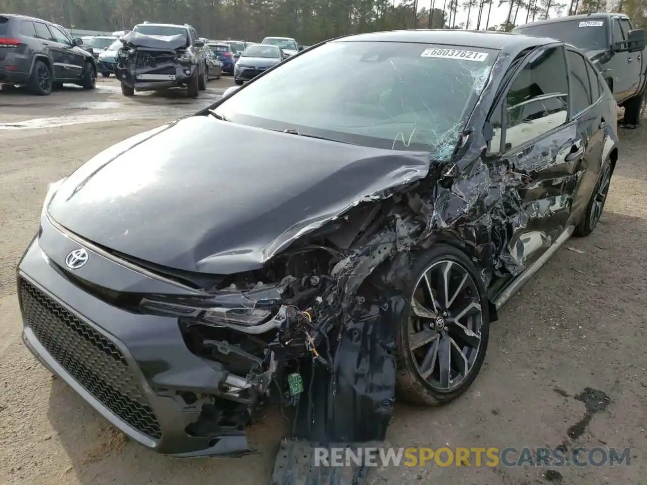 2 Photograph of a damaged car JTDS4RCEXLJ040769 TOYOTA COROLLA 2020