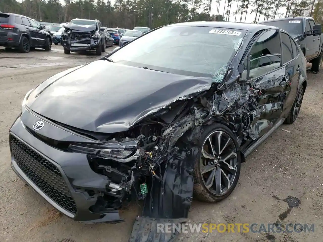 9 Photograph of a damaged car JTDS4RCEXLJ040769 TOYOTA COROLLA 2020