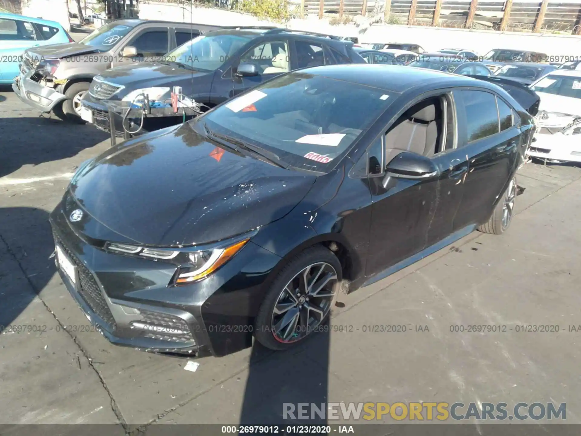 2 Photograph of a damaged car JTDS4RCEXLJ041422 TOYOTA COROLLA 2020