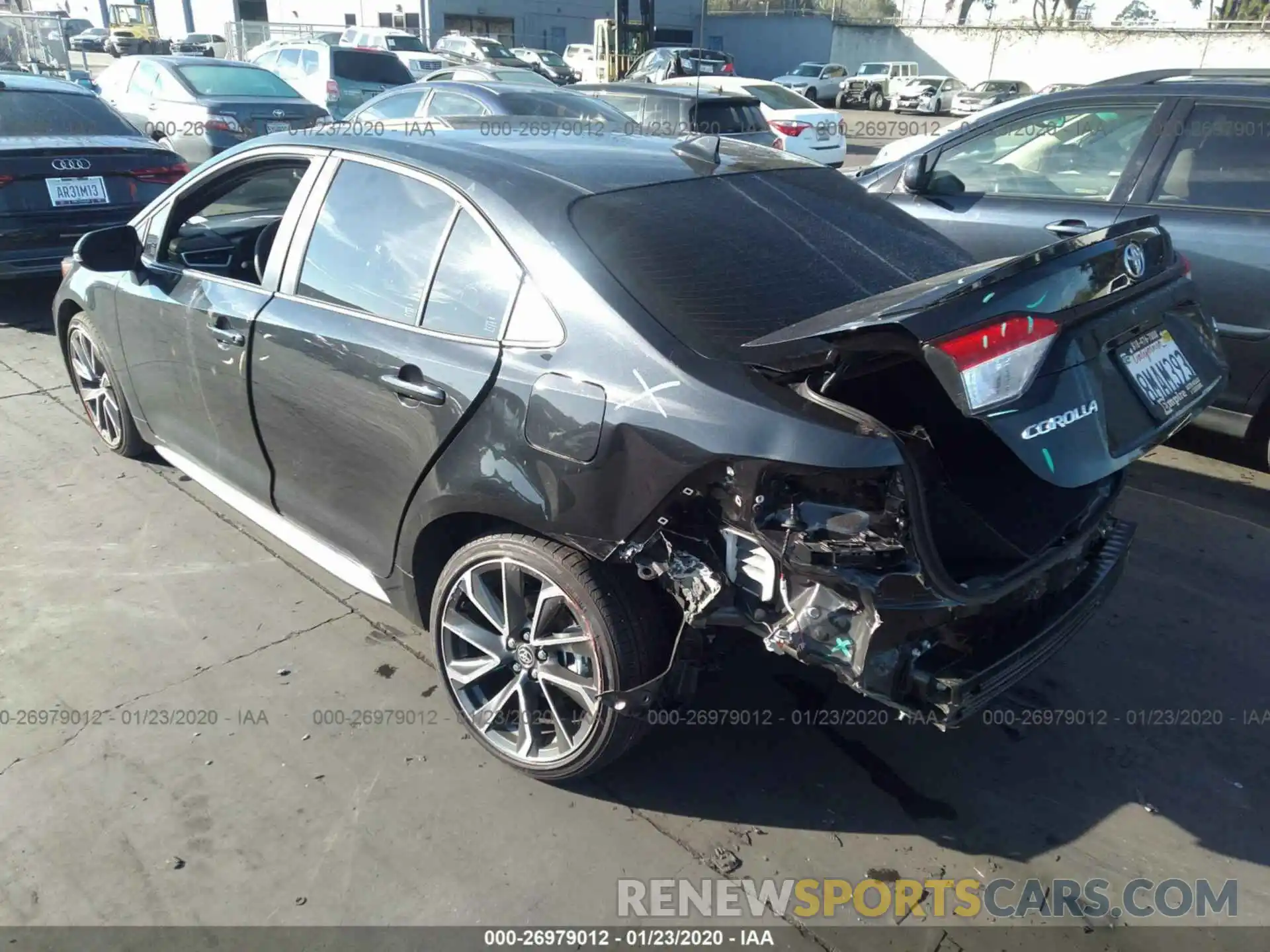 3 Photograph of a damaged car JTDS4RCEXLJ041422 TOYOTA COROLLA 2020