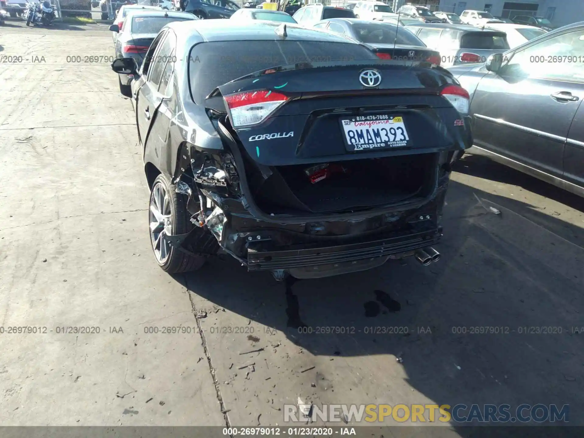 6 Photograph of a damaged car JTDS4RCEXLJ041422 TOYOTA COROLLA 2020