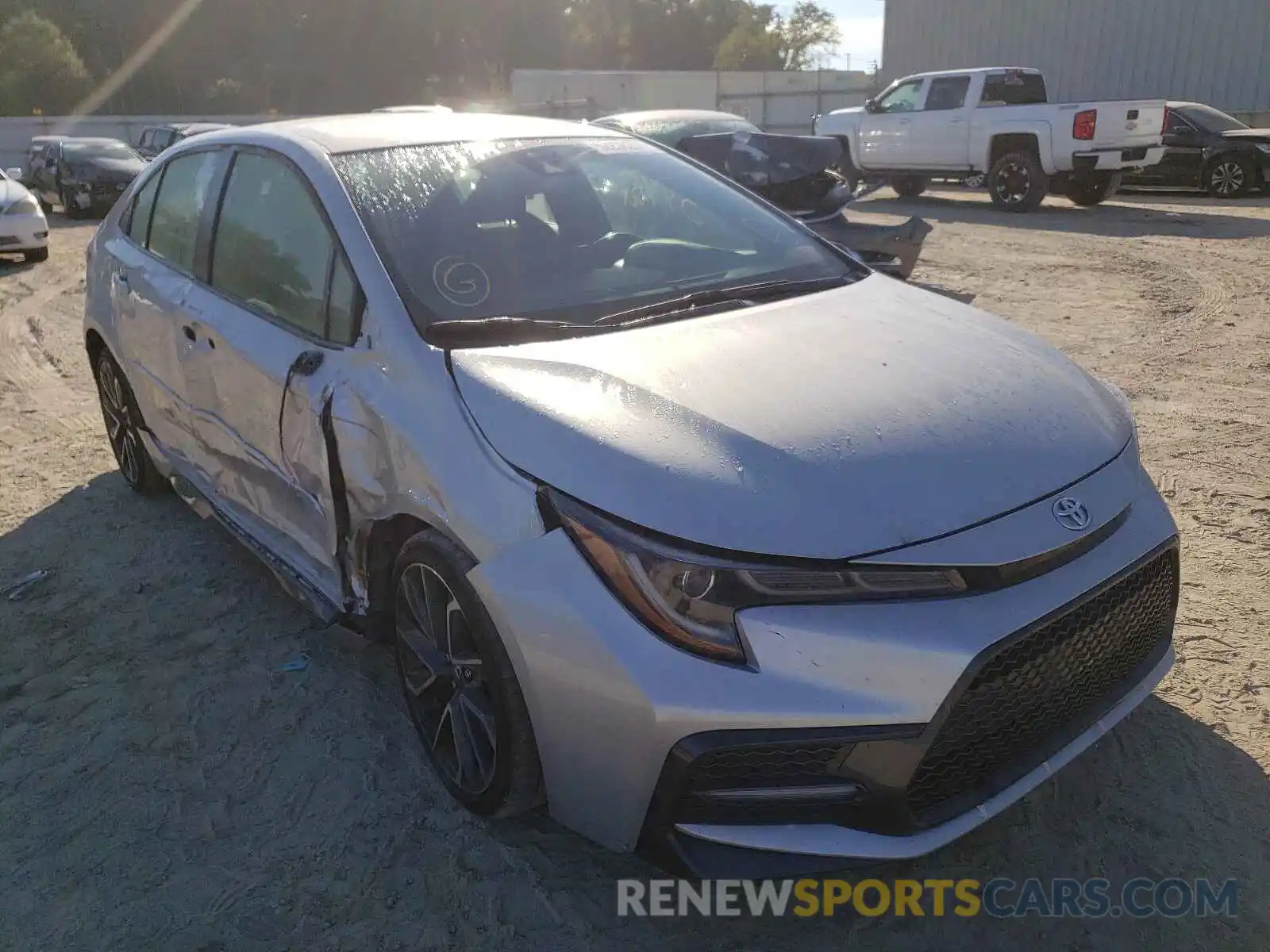 1 Photograph of a damaged car JTDS4RCEXLJ042330 TOYOTA COROLLA 2020