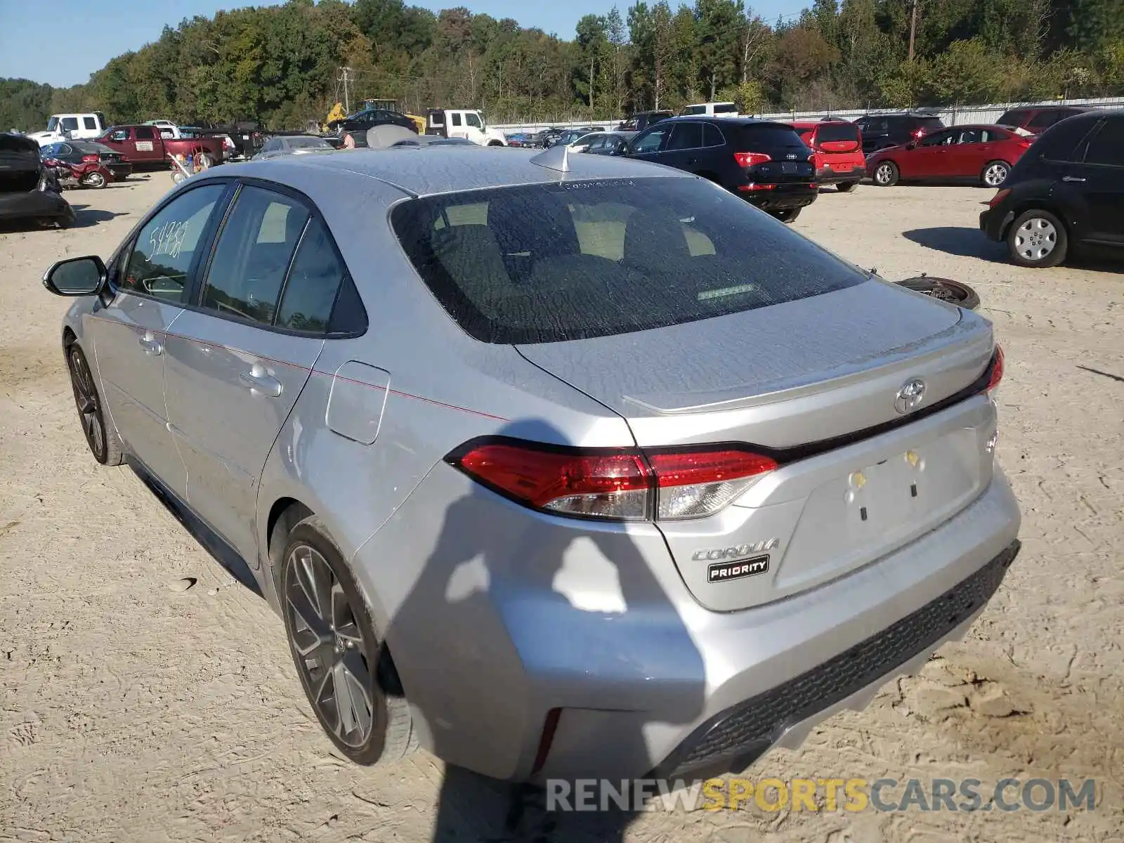 3 Photograph of a damaged car JTDS4RCEXLJ042330 TOYOTA COROLLA 2020